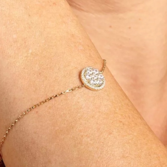 Jewelry - ONE LEFT* 1.090Ct Diamond 14K Gold Bracelet